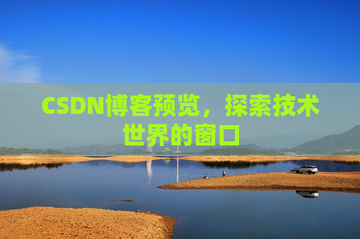 CSDN博客预览，探索技术世界的窗口
